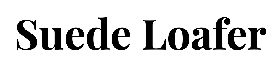 Suede Loafer